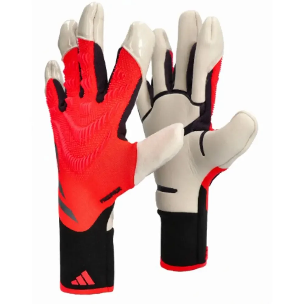 Adidas Predator Goalkeeper Pro Hybrid Gloves Turbo Aurora Size 11